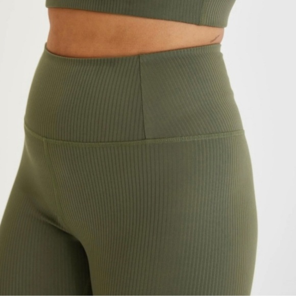 Girlfriend Collective Cypress RIB High-Rise 7/8 Ribbed Leggings Plus Size XXXL - Picture 5 of 15